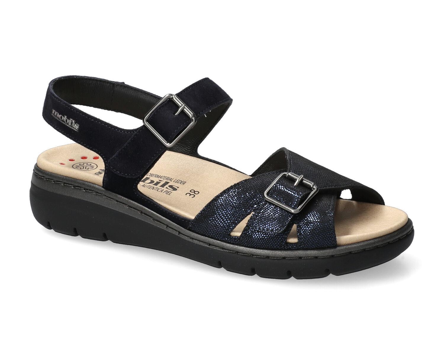 sandales femme modèle Leonna Marine - Mephisto